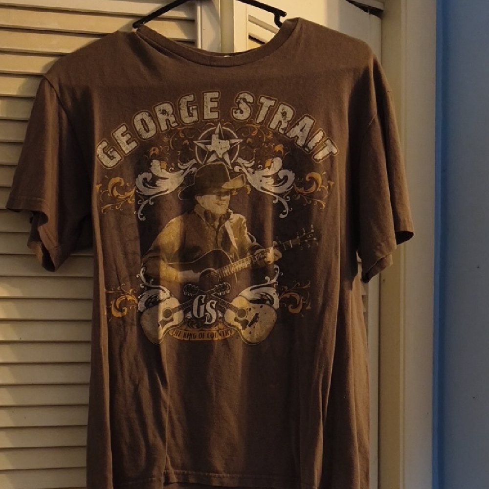 George Strait Graphic Brown T-Shirt